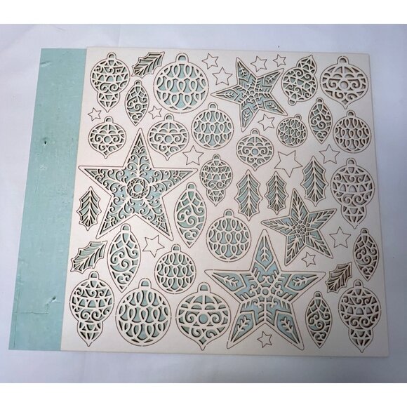 Mintay Chippies Chipboard Decor Elements Ornaments Set  MT-CHIP2-D35 Christmas - Picture 2 of 4